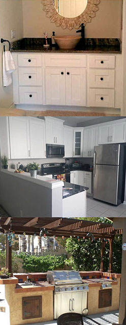 Custom stone and granite counter tops for kitchens, bathrooms and outdoor kitchens. Tampa, Florida